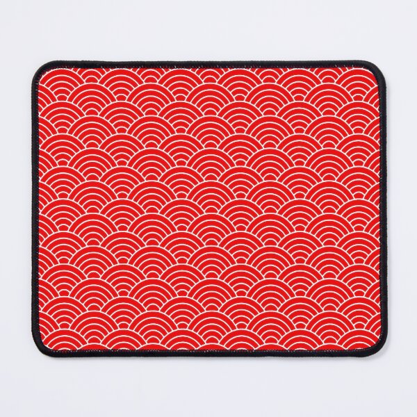 Item preview, Japanese Red Wave Pattern designed and sold by ViaARTfactory.