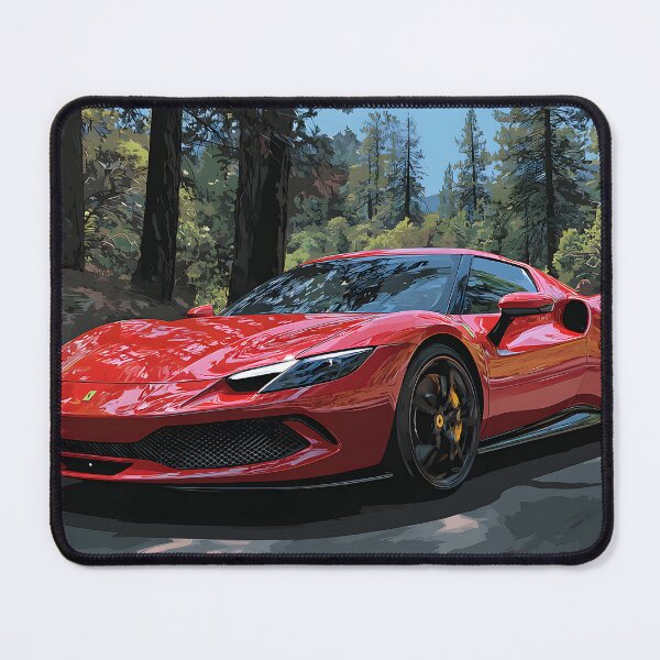 Item preview, Ferrari 296 GTB Bold Supercar Pop Art Wall Art designed and sold by AutoPopStudio.