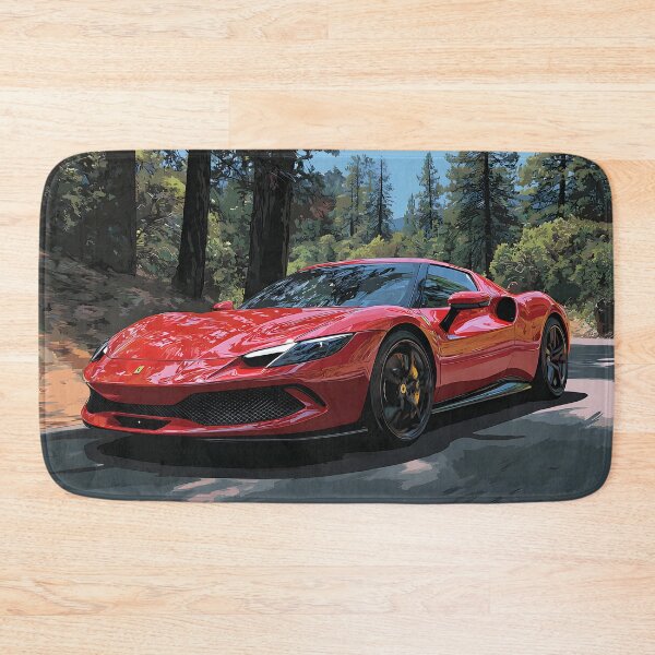 Item preview, Ferrari 296 GTB Bold Supercar Pop Art Wall Art designed and sold by AutoPopStudio.