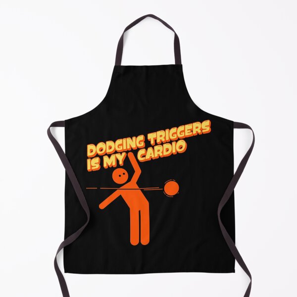 Item preview, Dodging Triggers Is My Cardio Funny Mental Health and Chronic Illness Dodgeball designed and sold by pulse_retail.