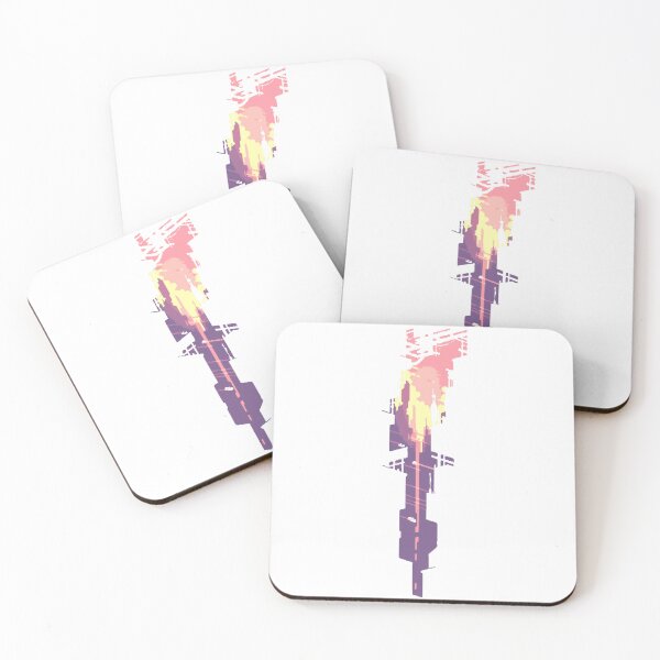Item preview, Warm Urban Cityscape with Cozy Sunset Modern Street Art designed and sold by GeekMix.