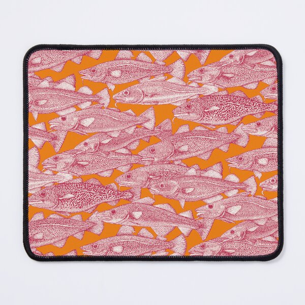 Item preview, Atlantic cod viva magenta satsuma orange designed and sold by scrummy.