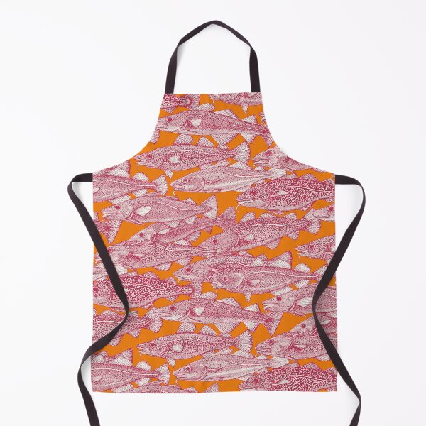 Item preview, Atlantic cod viva magenta satsuma orange designed and sold by scrummy.