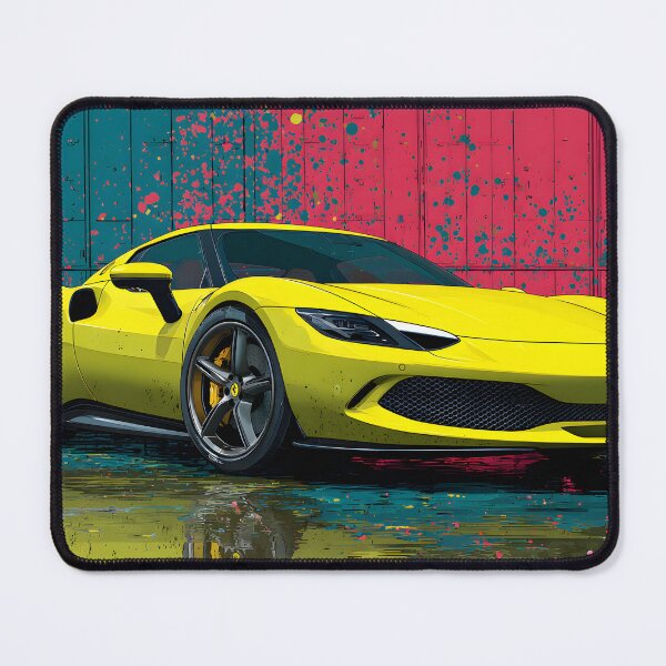 Item preview, Ferrari 296 GTB Pop Art Supercar Collector Print designed and sold by AutoPopStudio.