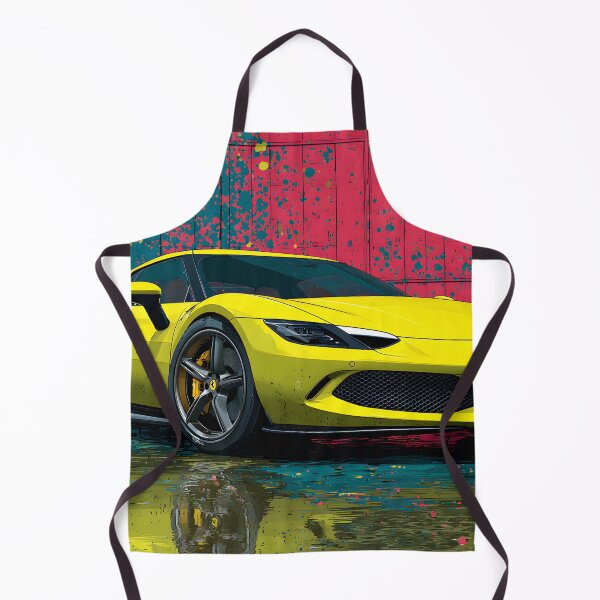 Item preview, Ferrari 296 GTB Pop Art Supercar Collector Print designed and sold by AutoPopStudio.