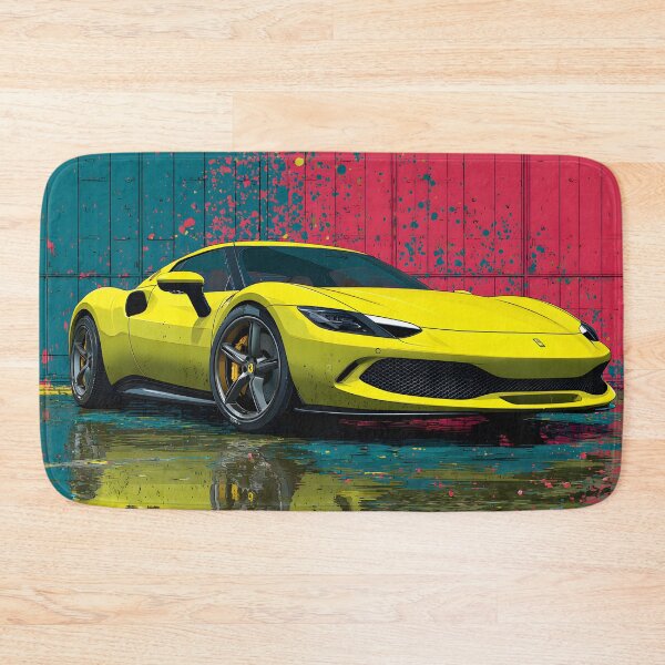Item preview, Ferrari 296 GTB Pop Art Supercar Collector Print designed and sold by AutoPopStudio.