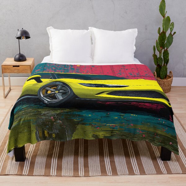 Item preview, Ferrari 296 GTB Pop Art Supercar Collector Print designed and sold by AutoPopStudio.