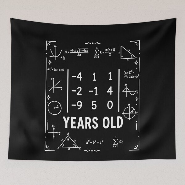 Item preview, 25th Birthday Matrix Determinant Funny Math Nerd  designed and sold by FreshVibe Prints.