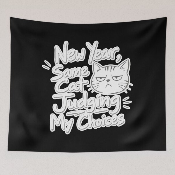 Item preview, back to school New Year Same Cat Judging My Choices Funny Shirt designed and sold by Uglyandcute.