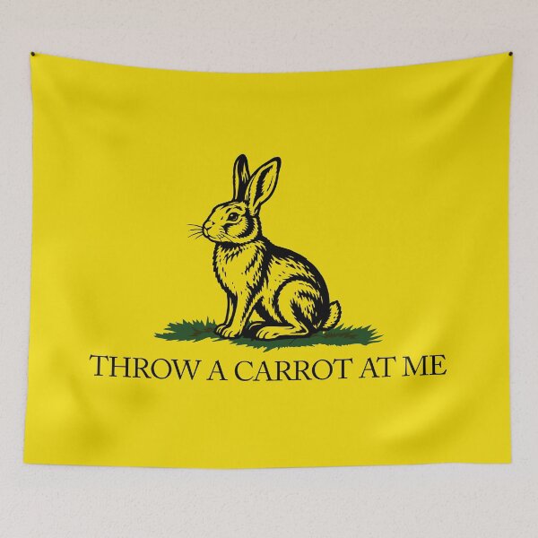 Item preview, Gadsden flag parody - Rabbit designed and sold by giantbananas.