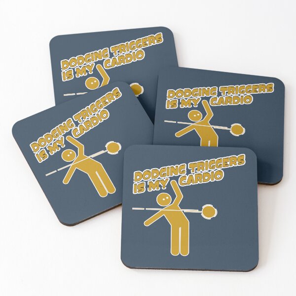 Item preview, Dodging Triggers Is My Cardio Funny Mental Health and Chronic Illness Dodgeball designed and sold by pulse_retail.