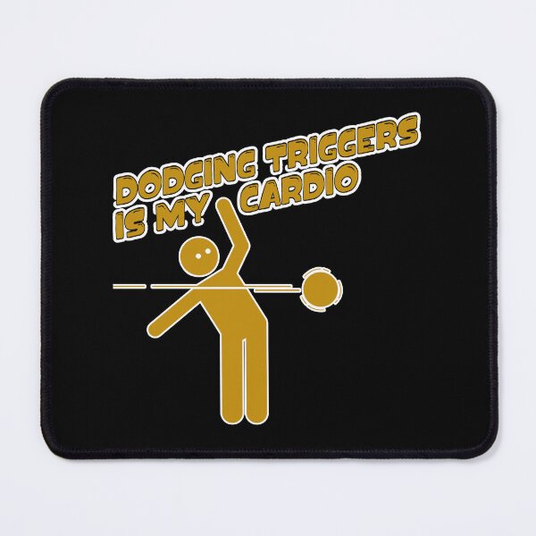 Item preview, Dodging Triggers Is My Cardio Funny Mental Health and Chronic Illness Dodgeball designed and sold by pulse_retail.
