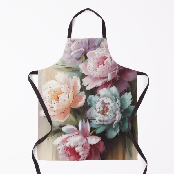 Item preview, Romantic Peony Bouquet Oil Painting in Pastel Colors designed and sold by SellingWSarah17.