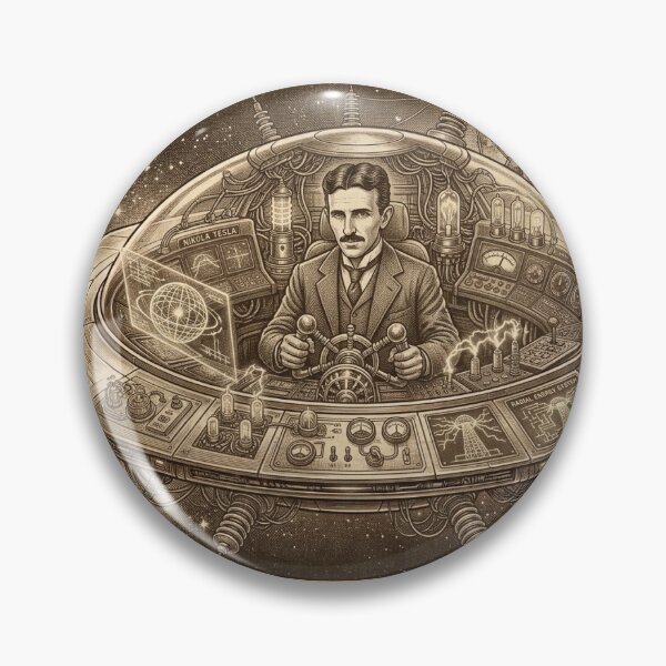 Item preview, Nicola Tesla on His UAP designed and sold by robinreva.