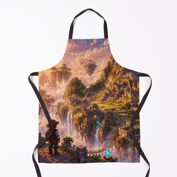 Item preview, Machu Picchu Floating Ruins at Sunrise designed and sold by pixelpopplanet.