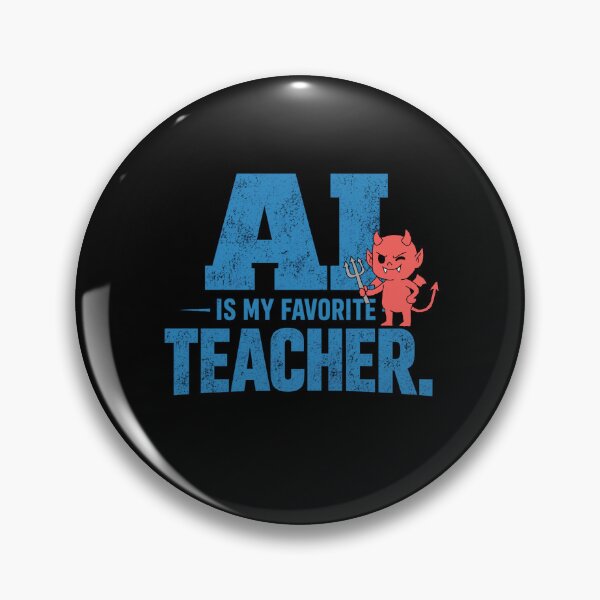 Artikelvorschau, KI ist mein Lieblingslehrer – Lustige KI-Übernahme: Roboterlehrer der Zukunft entworfen und verkauft von TEEJAMBOREE.