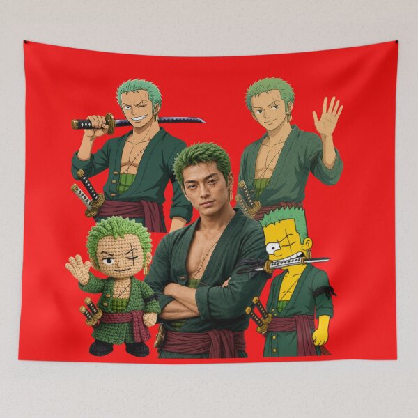 Item preview, The Many Styles of the Green Hair Swordsman designed and sold by ChaosModeArt.