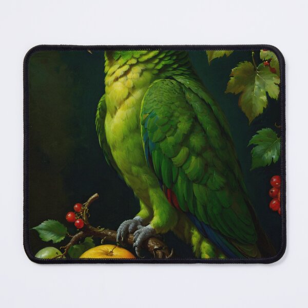 Item preview, Emerald parrot in baroque still life designed and sold by Feble.