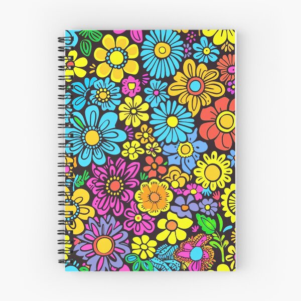 Item preview, Groovy 1960's Hippie Flower Power Colorful Designs Pattern designed and sold by DEC02.