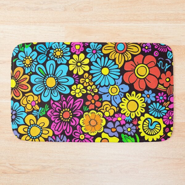 Item preview, Groovy 1960's Hippie Flower Power Colorful Designs Pattern designed and sold by DEC02.