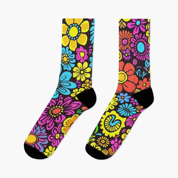 Item preview, Groovy 1960's Hippie Flower Power Colorful Designs Pattern designed and sold by DEC02.