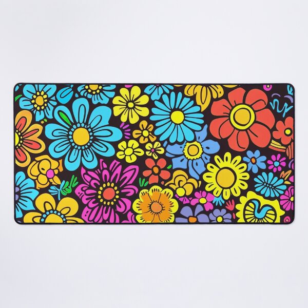 Item preview, Groovy 1960's Hippie Flower Power Colorful Designs Pattern designed and sold by DEC02.