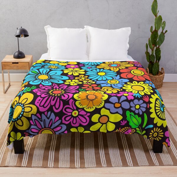 Item preview, Groovy 1960's Hippie Flower Power Colorful Designs Pattern designed and sold by DEC02.
