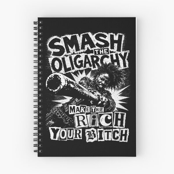 Item preview, Smash the Oligarchy Punk Protest Art designed and sold by Victor Shadehorn.