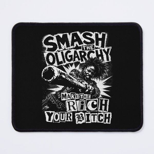 Item preview, Smash the Oligarchy Punk Protest Art designed and sold by Victor Shadehorn.