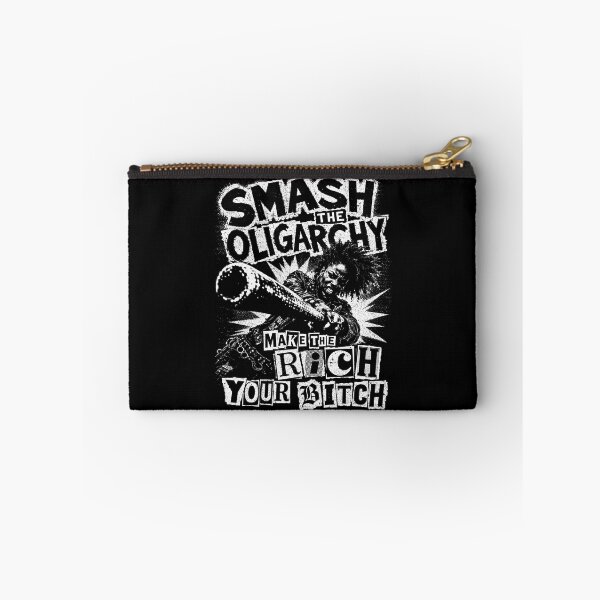 Item preview, Smash the Oligarchy Punk Protest Art designed and sold by Victor Shadehorn.