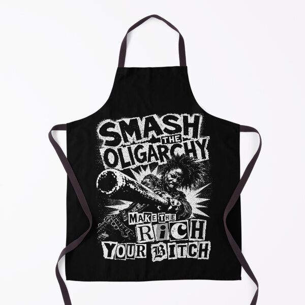 Item preview, Smash the Oligarchy Punk Protest Art designed and sold by Victor Shadehorn.