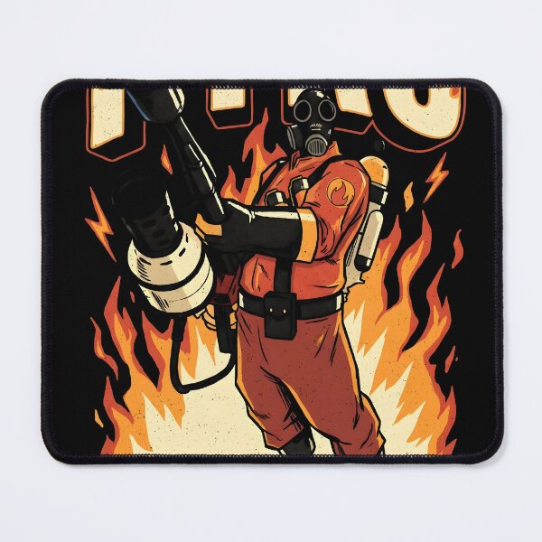 Item preview, The Pyro Team Fortress 2 Bootleg Anime Gaming Shirt designed and sold by Senpaiwaves.