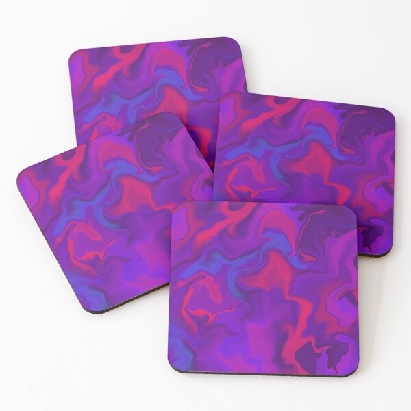 Item preview, Vibrant Fluid Marble | Purple Pink Abstract Pattern designed and sold by depictgore.