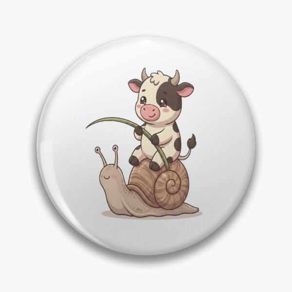 Item preview, Lindo caracol gigante montando una vaca designed and sold by Ella_Sketch.