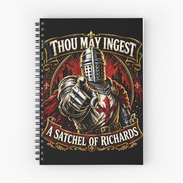 Item preview, Thou May Ingest a Satchel of Richards Knight Humor designed and sold by Victor Shadehorn.