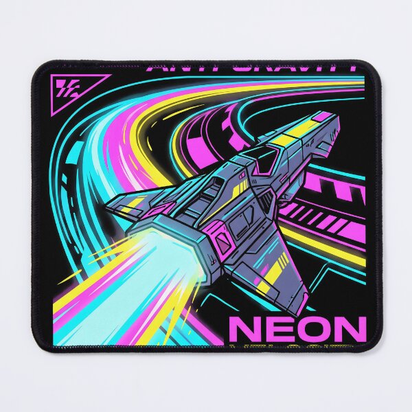 Item preview, Anti Grav Ship Trail Wipeout Vector Gamer Graphic Tee designed and sold by Senpaiwaves.