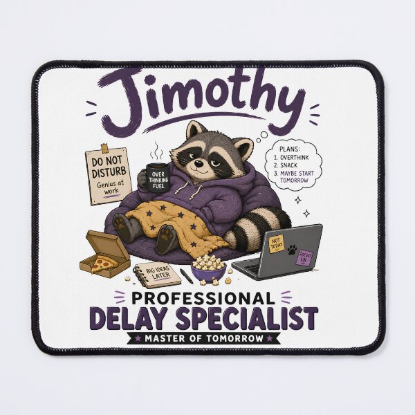 Item preview, Jimothy – Professional Delay Specialist designed and sold by Elamraoui98.