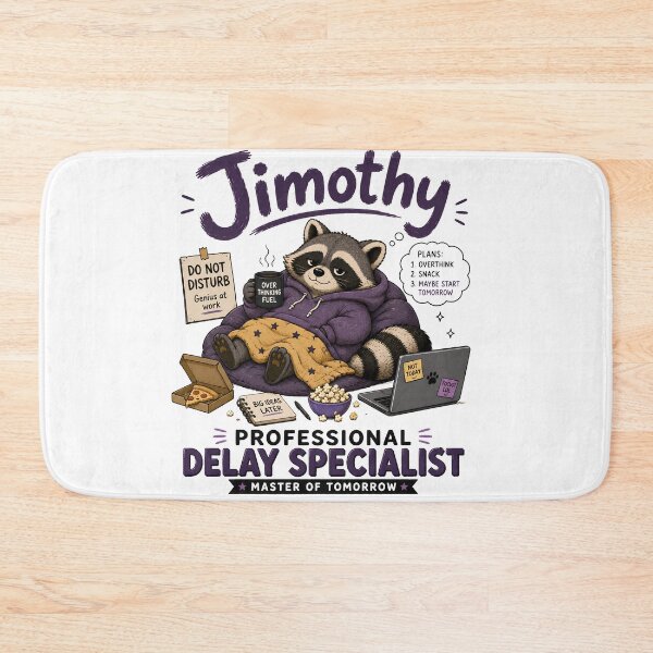 Item preview, Jimothy – Professional Delay Specialist designed and sold by Smart-ish Studio.