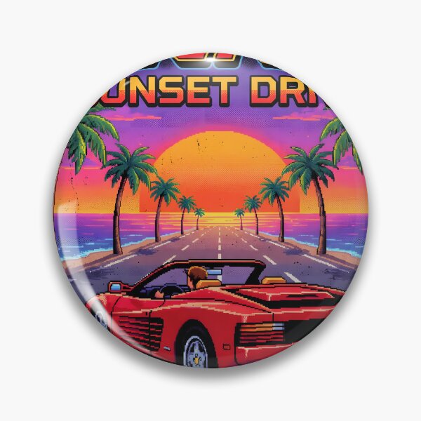 Item preview, Convertible At Sunset OutRun Arcade Anime Gaming Shirt designed and sold by Senpaiwaves.