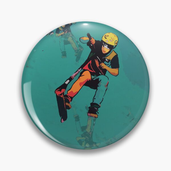 Item preview, Flying Stunt Scooter Rider designed and sold by NaturePrints.