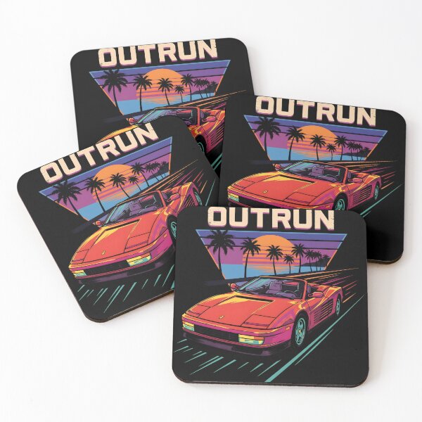 Item preview, Convertible At Sunset OutRun Vector Gaming Graphic Tee designed and sold by Senpaiwaves.