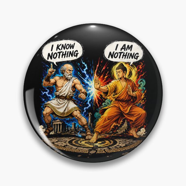 Item preview, Know Nothing vs Be Nothing Philosophical Duel designed and sold by Victor Shadehorn.
