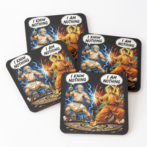 Item preview, Know Nothing vs Be Nothing Philosophical Duel designed and sold by Victor Shadehorn.