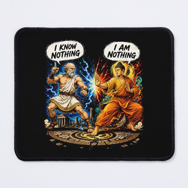 Item preview, Know Nothing vs Be Nothing Philosophical Duel designed and sold by Victor Shadehorn.
