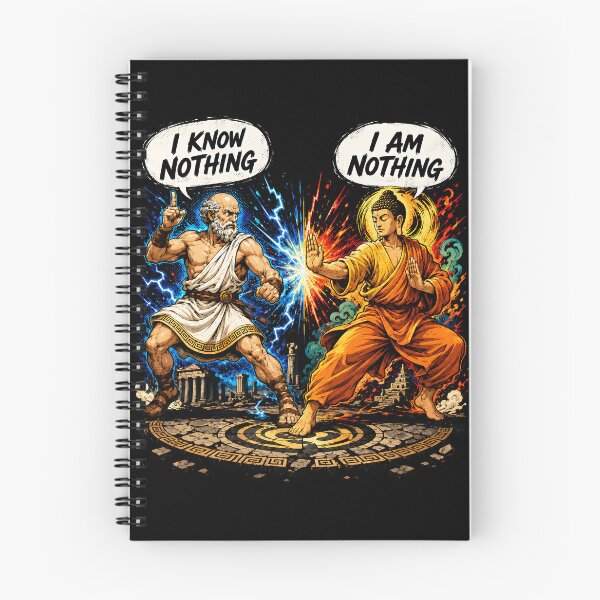 Item preview, Know Nothing vs Be Nothing Philosophical Duel designed and sold by Victor Shadehorn.
