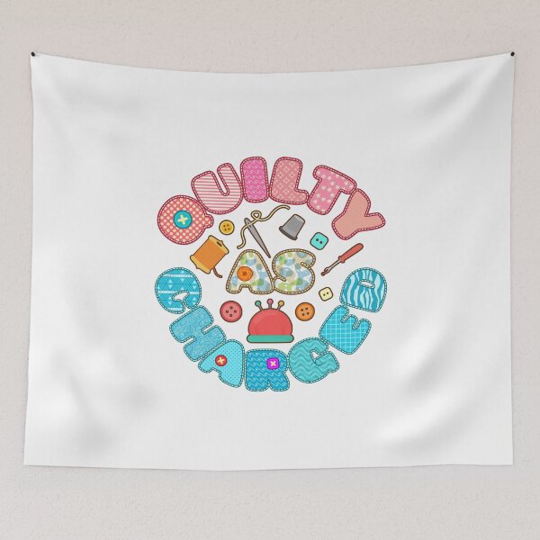 Item preview, Quilty as Charged Quilting Lover Quilter designed and sold by jaygo.