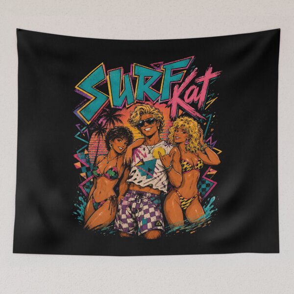 Item preview, Surf Kat Retro Beach Party designed and sold by Victor Shadehorn.