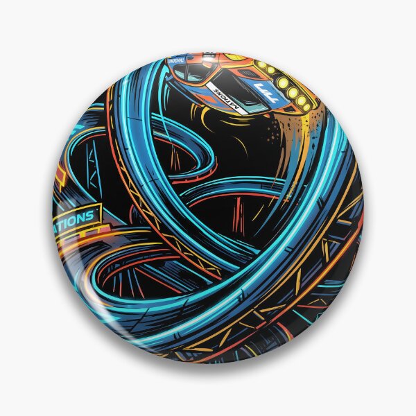 Item preview, Loop The Loop Track Trackmania Vector Gamer Graphic Tee designed and sold by Senpaiwaves.