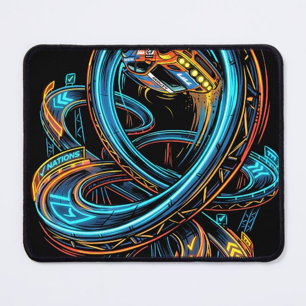 Item preview, Loop The Loop Track Trackmania Vector Gamer Graphic Tee designed and sold by Senpaiwaves.