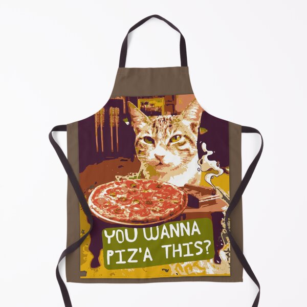 Item preview, The Godfather You Wanna Piz'a This? Funny Cat and Pizza Pun designed and sold by pulse_retail.